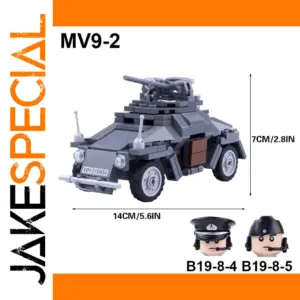 MOC Toys MV9-2 German Military Vehicle Model