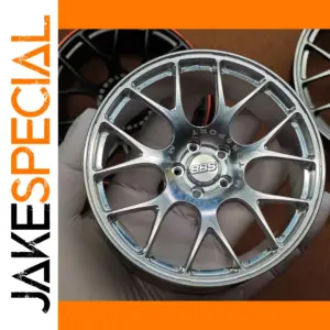 BBS 100mm Silver Multi-Spoke Car Wheel Hub