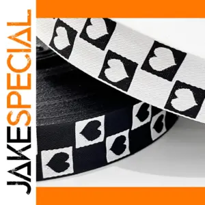 Jacquard Embroidered Ribbon 25mm x 5 Yards