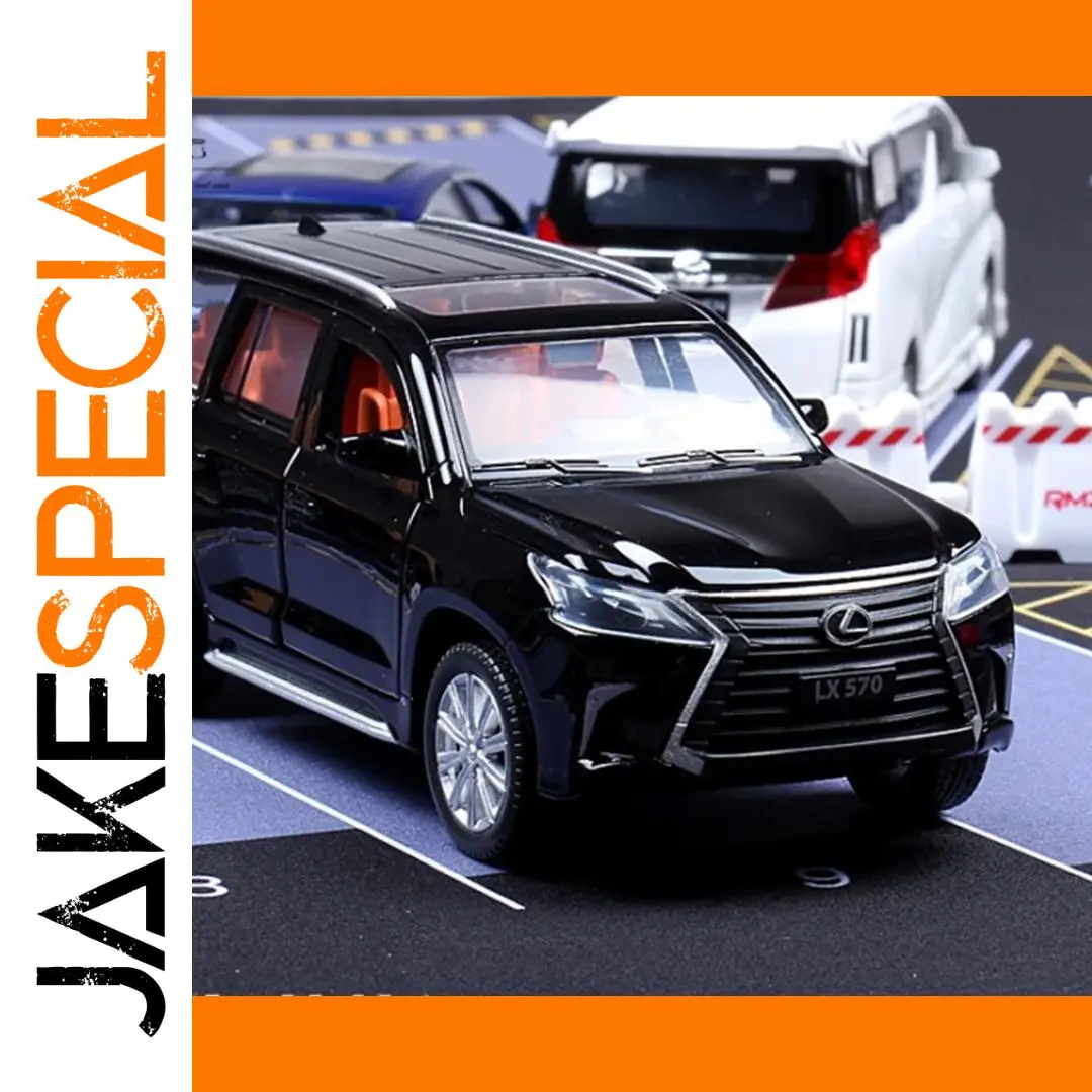 1:32 Lexus LX570 SUV Diecast Model Black 1 1:32 Lexus LX570 SUV Diecast Model Black