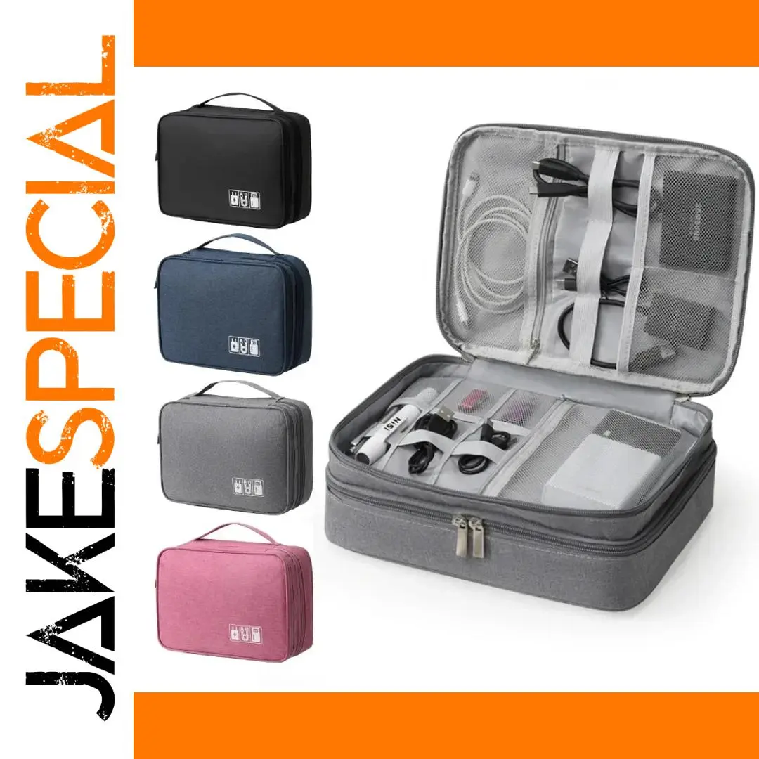 Waterproof Cable Organizer Bag for Travel 1 Waterproof Cable Organizer Bag for Travel