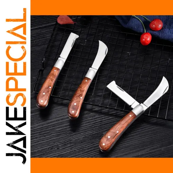 Stainless Steel Garden Grafting Knife Tool
