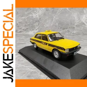 1:43 Peugeot 504 SL Taxi Model Car Yellow