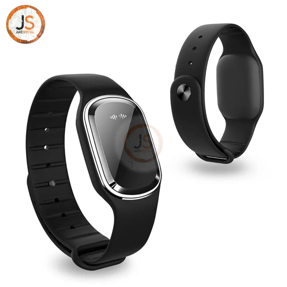 Ultrasonic Mosquito Repeller Bracelet Black/White 3 Ultrasonic Mosquito Repeller Bracelet Black/White - Image 3