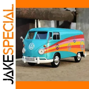 1:24 Scale Volkswagen T1 Bus Model in Turquoise