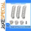 Silver Pickup Cover Set for SSS Electric Guitars