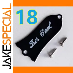 Black Electric Guitar Truss Rod Cover Plate