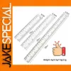 Set of 3 Transparent Plastic Rulers