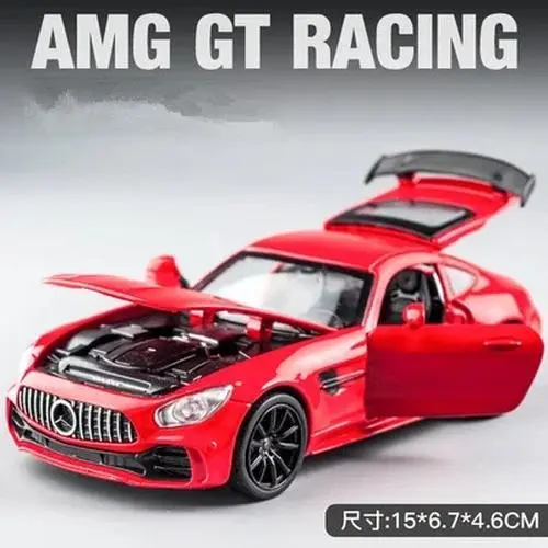 1:32 Green Mercedes-AMG GT Diecast Model Car 8 1:32 Green Mercedes-AMG GT Diecast Model Car - Image 8
