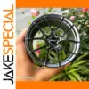 Aluminum Alloy Wheel Model with Black Cap