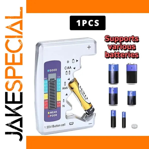 Digital Battery Tester for C D AA AAA 9V