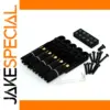 Matte Black Headless Fan Bass Bridge for 4-5 Strings