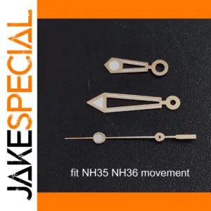 Gold Luminous Watch Hands for NH35 NH36 ETA 2836
