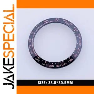 Ceramic Bezel Insert 38.5x30.5mm for Watches