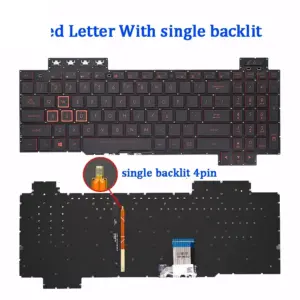 ASUS Flying Fortress Replacement Keyboard Black Red 8 efb35c12f8ca431b no logo