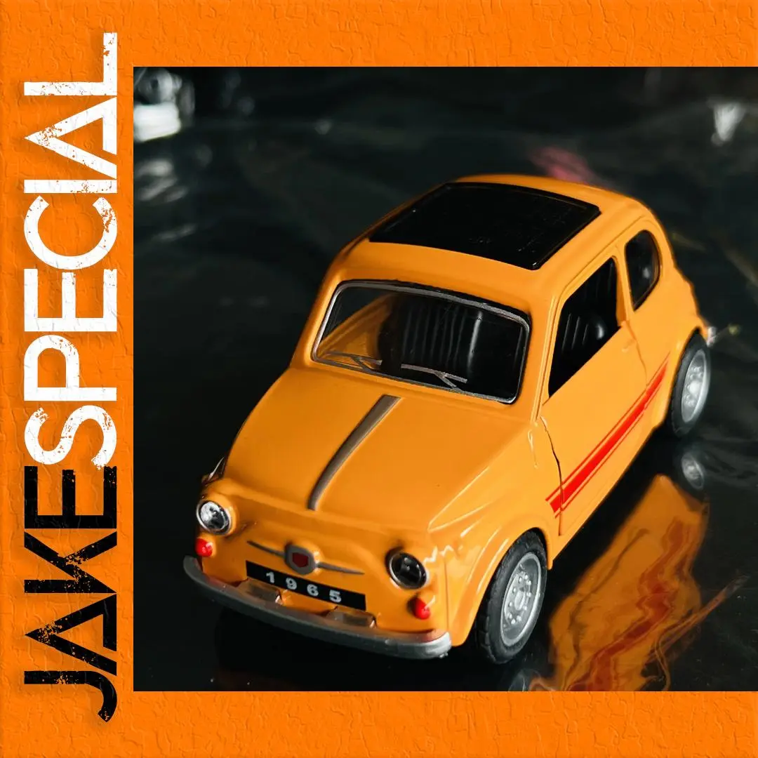 Miniature Alloy Sports Car Model in Orange 1 Miniature Alloy Sports Car Model in Orange