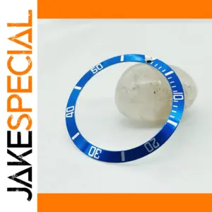 37.5mm Blue Aluminum Watch Bezel Insert Ring