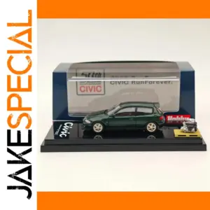 1/64 Honda Civic EG6 Diecast Model with Engine Display