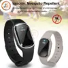 Ultrasonic Mosquito Repeller Bracelet Black/White