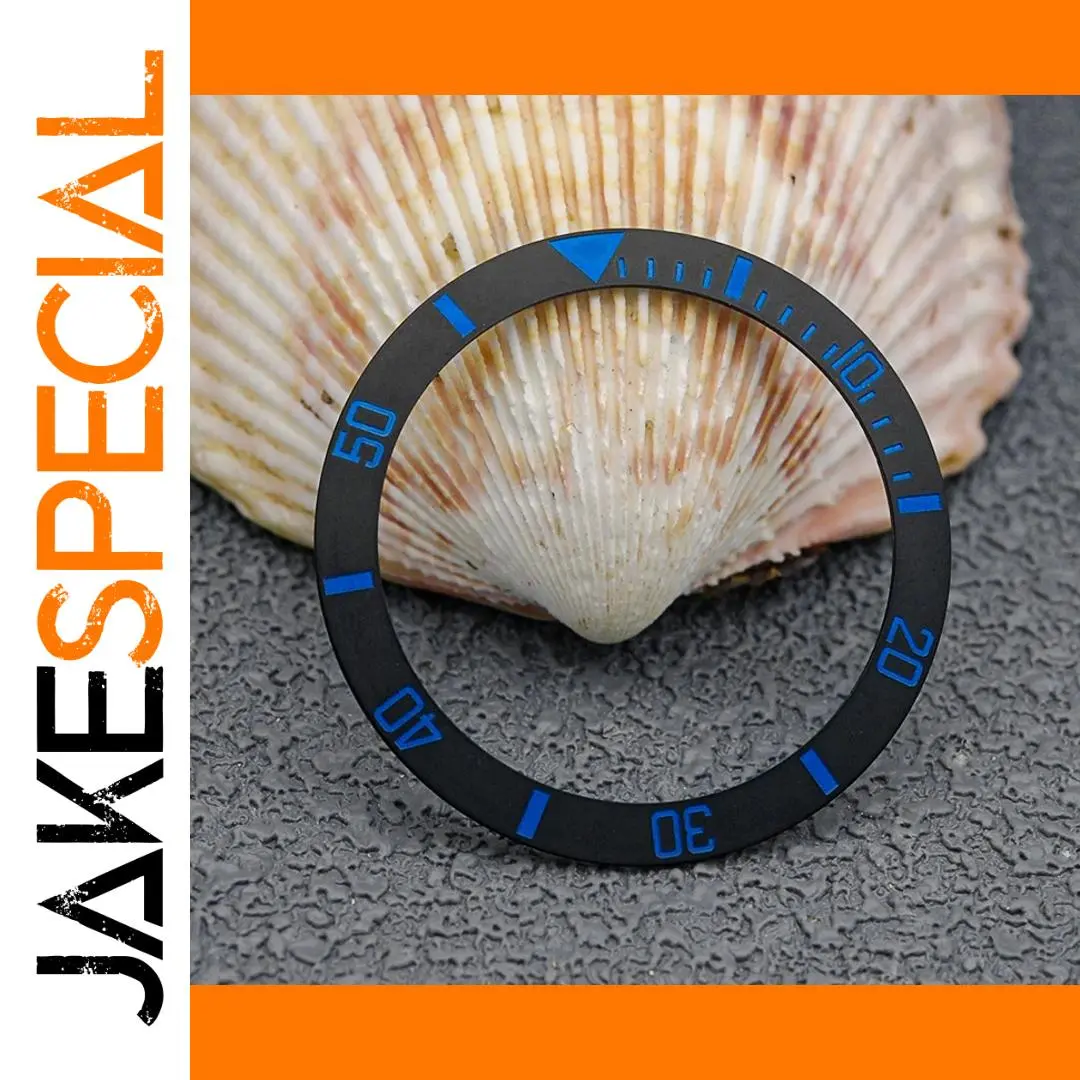 Sloped Black Ceramic Bezel Insert for SKX007 1 Sloped Black Ceramic Bezel Insert for SKX007