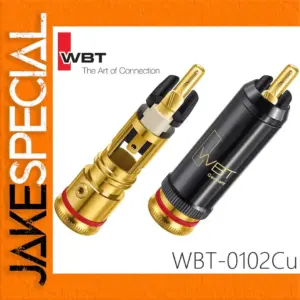 WBT-0102Cu RCA Plugs - Gold-Plated Copper Bundle