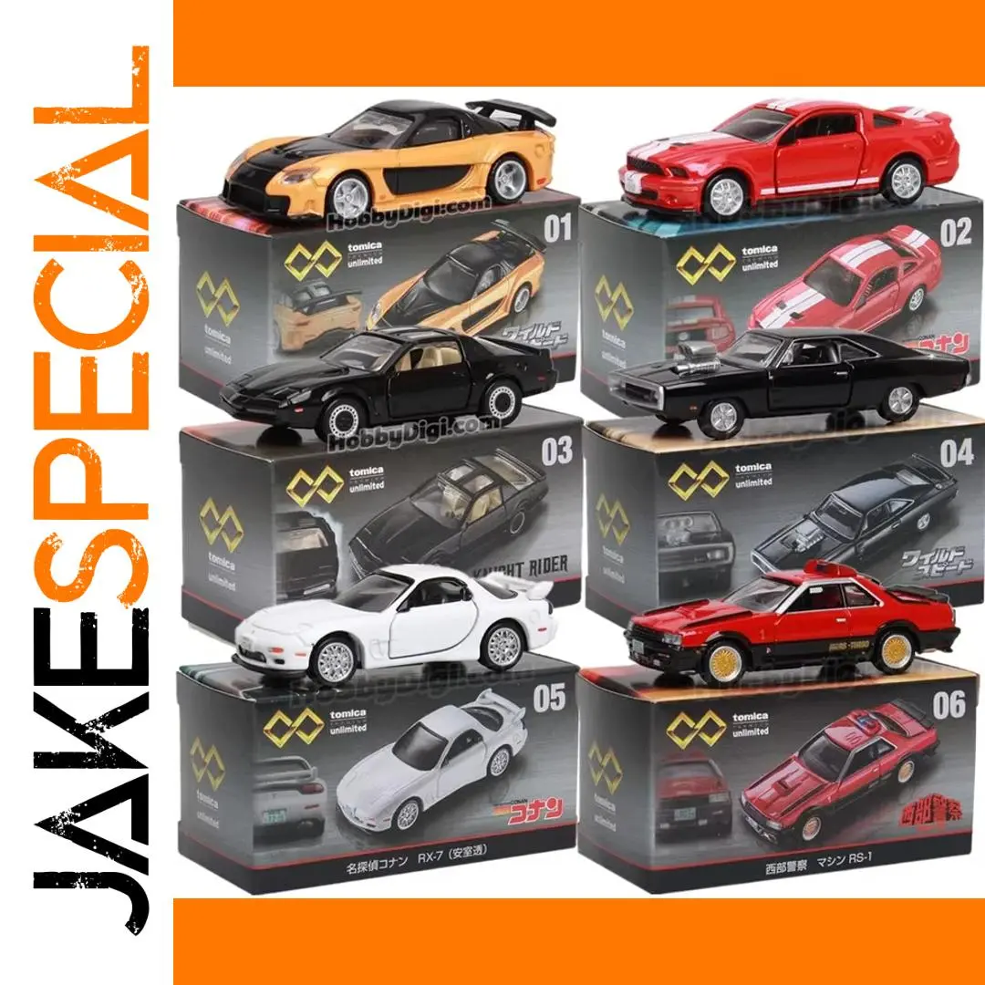 TOMY Tomica Unlimited Diecast Car Set 1:64 1 TOMY Tomica Unlimited Diecast Car Set 1:64