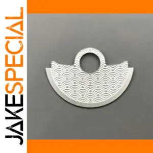 Wave Pattern Decorative Rotor Plate for Seiko Watch