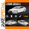 1:64 Lexus LS500h White Diecast Model Car