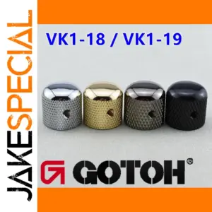 GOTOH Dome Brass Knob VK1-18 VK1-19 for Guitar