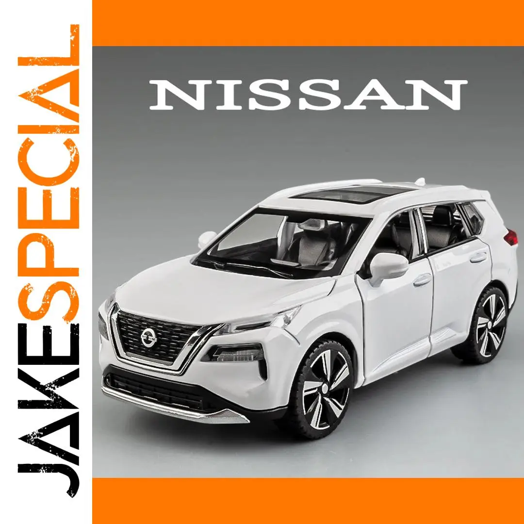 1:32 Nissan X-Trail SUV Diecast Model White 1 1:32 Nissan X-Trail SUV Diecast Model White
