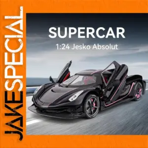 1:24 Jesko Super Sports Car Model with Lights