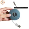 Portable Mini Round Cable Organizer Winder