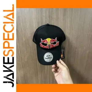 Red Bull Trucker Cap with 3D Logo