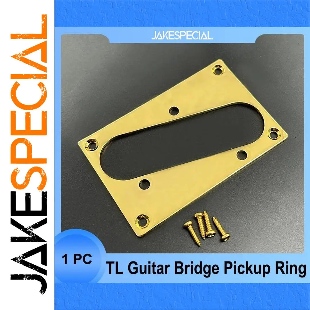 TL Guitar Bridge Pickup Ring in Gold Finish 1 TL Guitar Bridge Pickup Ring in Gold Finish