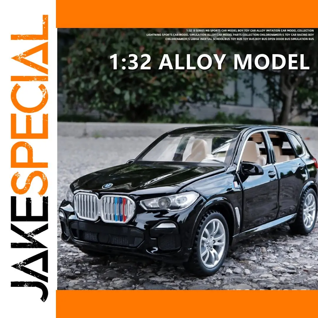 1:32 BMW X5 SUV Diecast Model in Black 1 1:32 BMW X5 SUV Diecast Model in Black