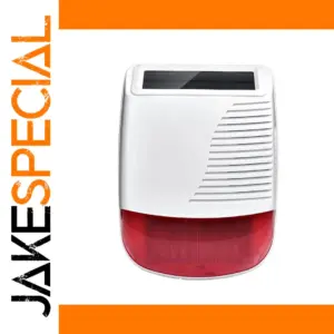 Solar Wireless Outdoor Strobe Siren 110DB