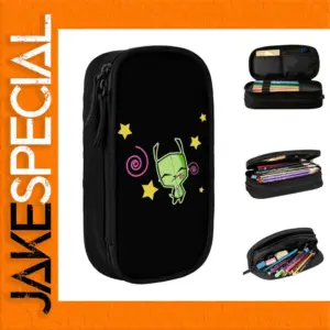 Cute Alien Pencil Case with Spacious Design