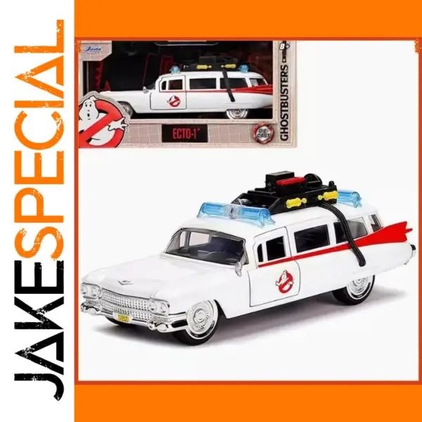 1:32 Scale Cadi ECTO-1 Diecast Model White