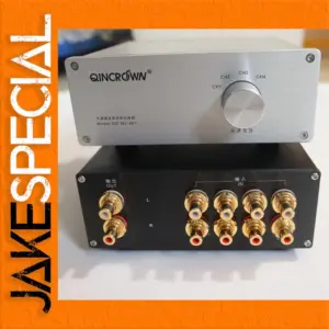 Four-in-One Audio Switcher with RCA Inputs