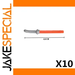 Vibrant Orange Laser Sword Set of 10