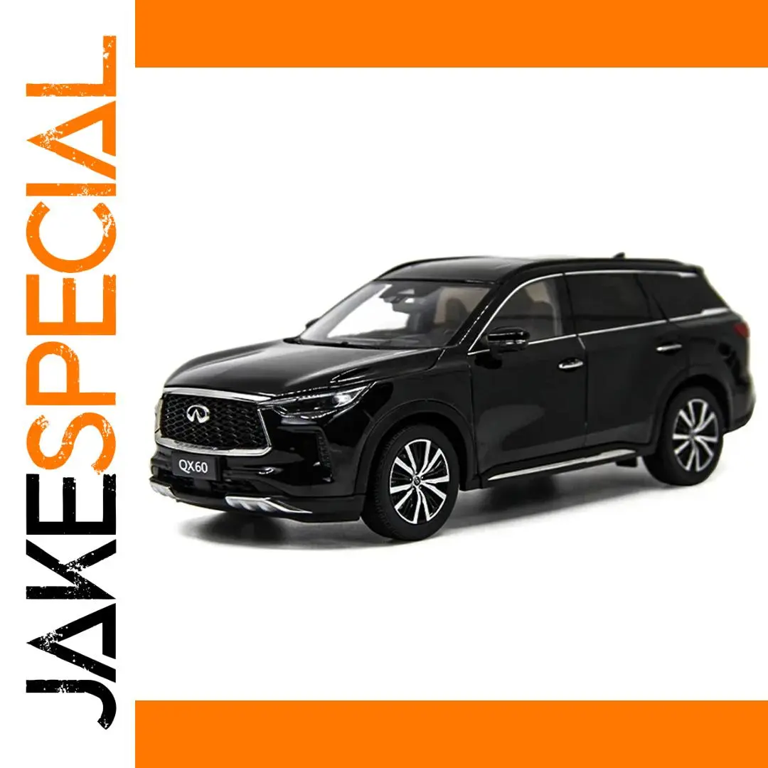 1/64 Scale Black Infiniti QX60 2022 Diecast Model 1 1/64 Scale Black Infiniti QX60 2022 Diecast Model