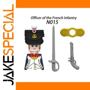 French Infantry Officer Military Figure N015