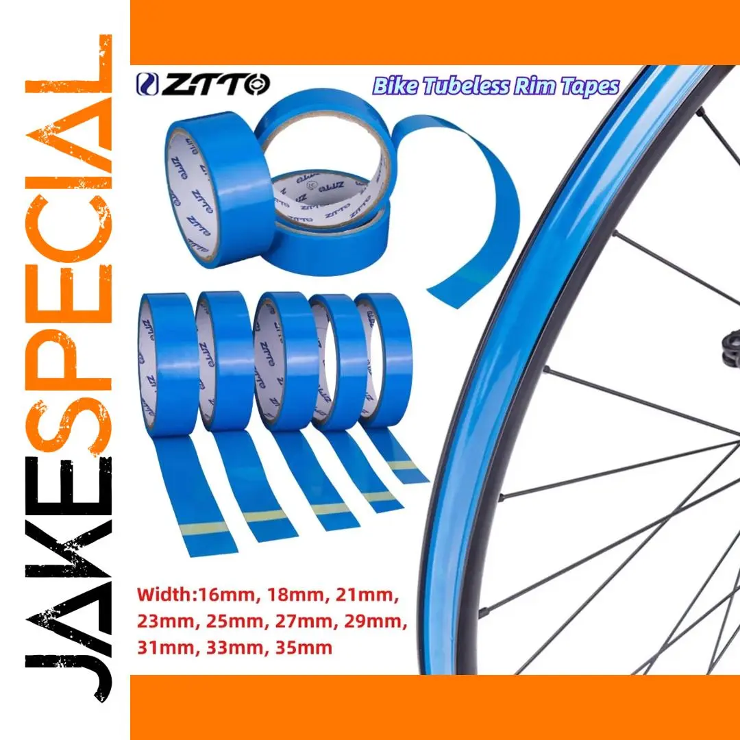 10M Tubeless Bike Wheel Rim Tape - Multiple Widths 1 10M Tubeless Bike Wheel Rim Tape - Multiple Widths