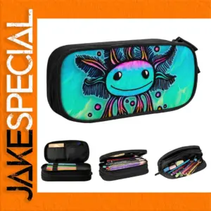 Cute Kawaii Axolotl Pencil Case