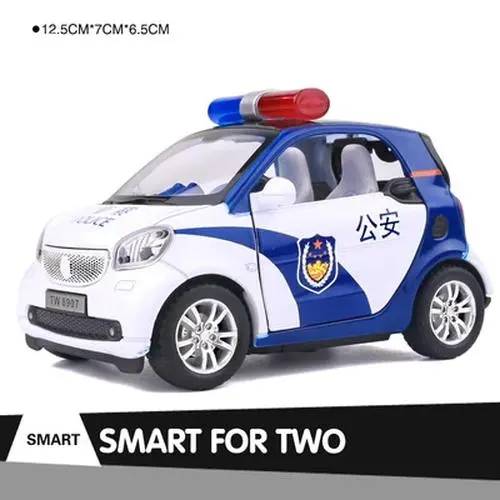 1:32 Diecast Smart Fartwo Model Car Pink 14 1:32 Diecast Smart Fartwo Model Car Pink - Image 14