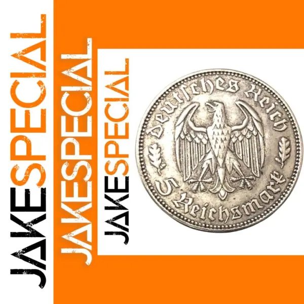 1934 Germany 5 Reichsmark Antique Replica Coin