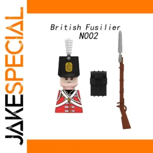 British Fusilier Micro Minifigure with Rifle