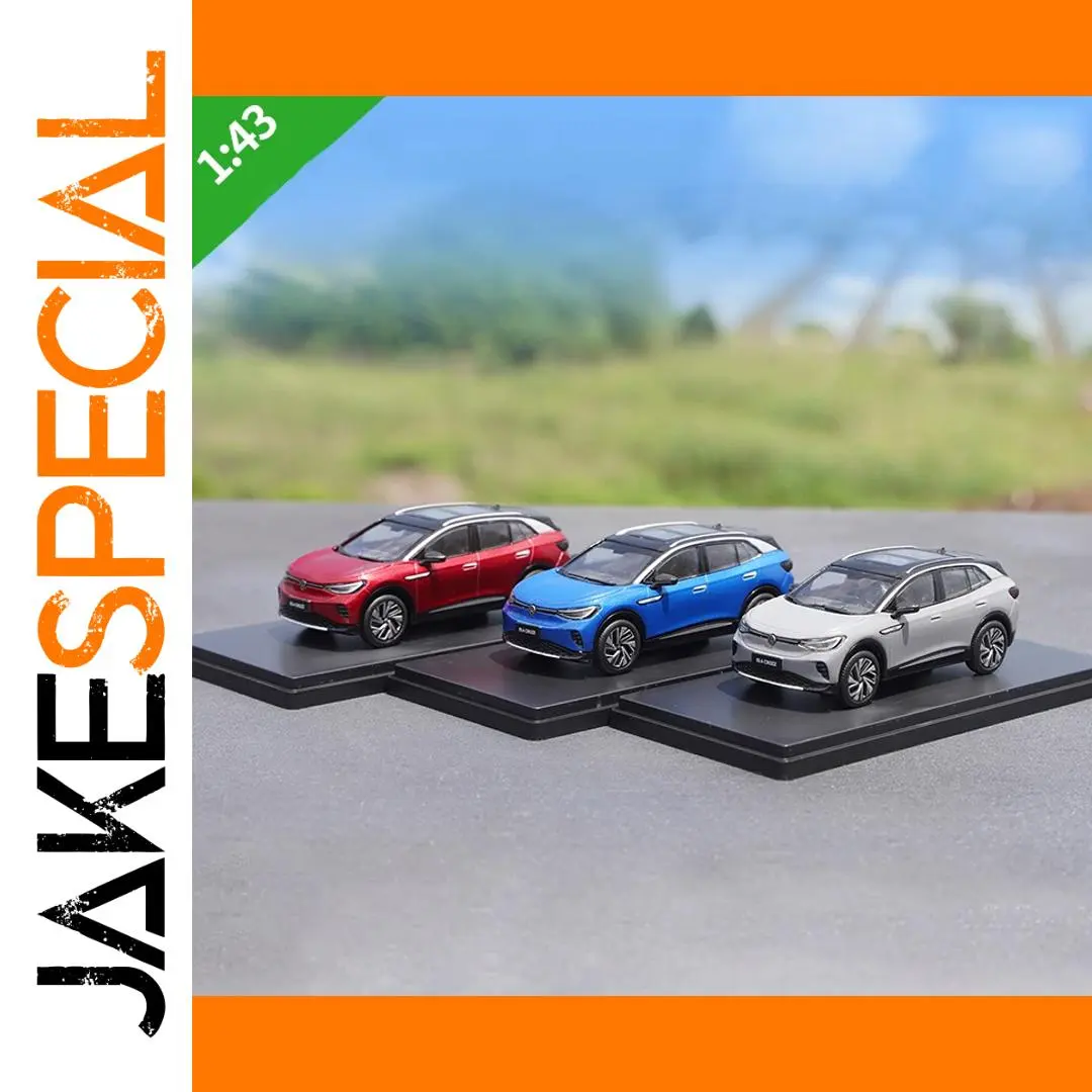 1:43 Scale ID.4 CROZZ SUV Model - Gray/Blue 1 1:43 Scale ID.4 CROZZ SUV Model - Gray/Blue