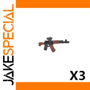 Military Style Building Block Weapon Set of 3