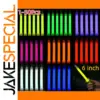 50 Pack 6 Inch Glow Sticks for Outdoor Use